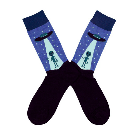 🛸 Calcetines "OVNI con Alien"👽