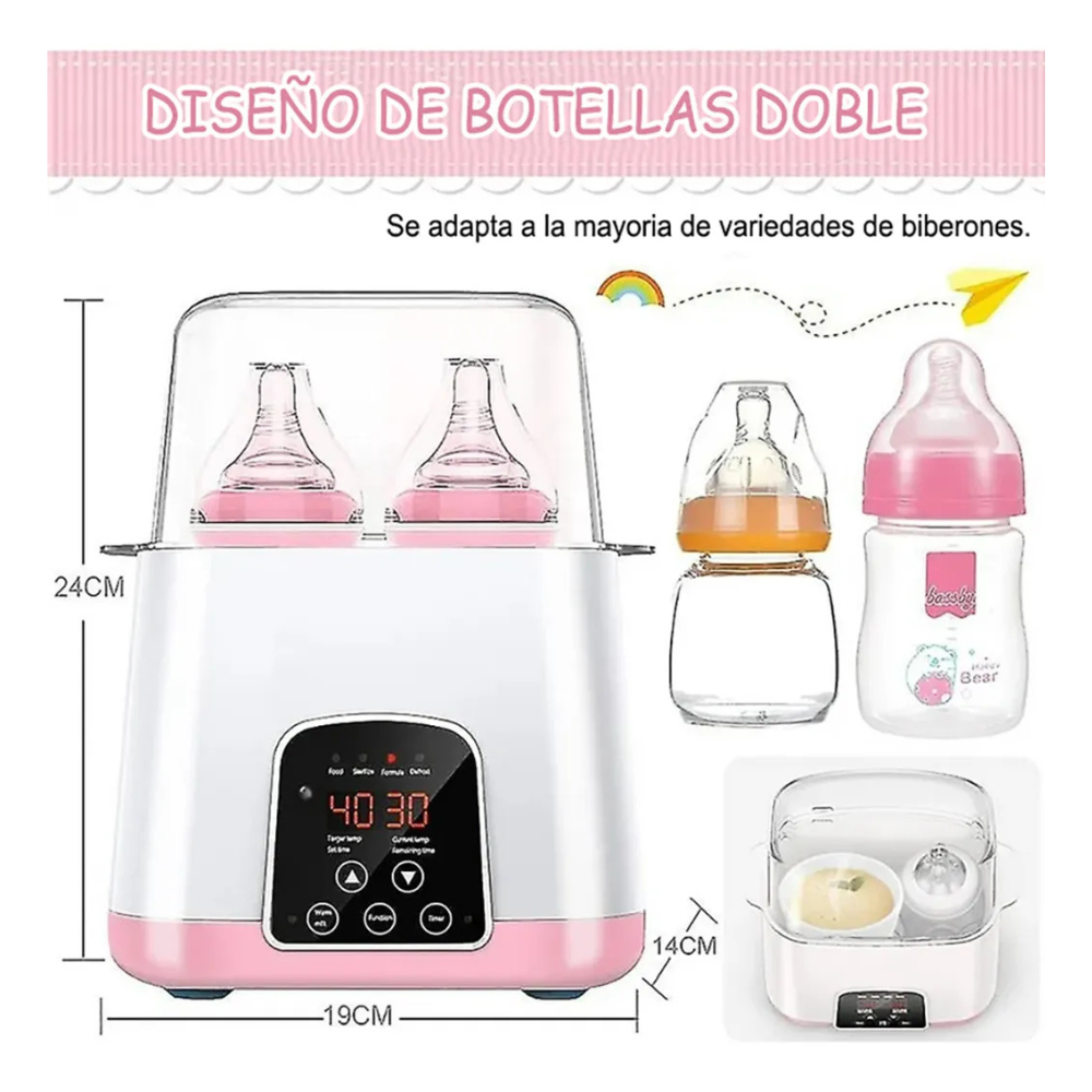 Esterilizador y Calentador de Mamaderas Niña
