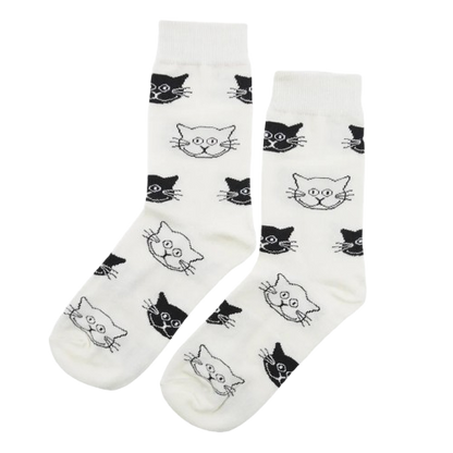 😻 Calcetines "cara de gato" 🐈