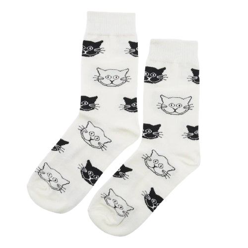 😻 Calcetines "cara de gato" 🐈