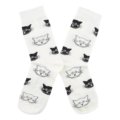😻 Calcetines "cara de gato" 🐈