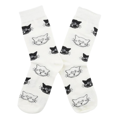 😻 Calcetines "cara de gato" 🐈