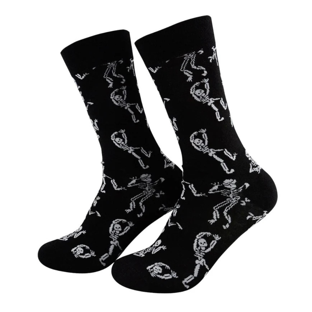 🖤💀 Calcetines “Fiesta Mortal” –💃🕺
