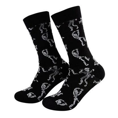 🖤💀 Calcetines “Fiesta Mortal” –💃🕺
