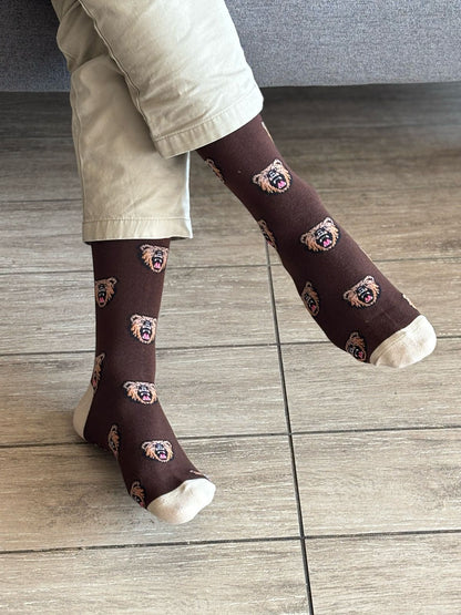 🐻 Calcetines "Oso Grizzly"🌲