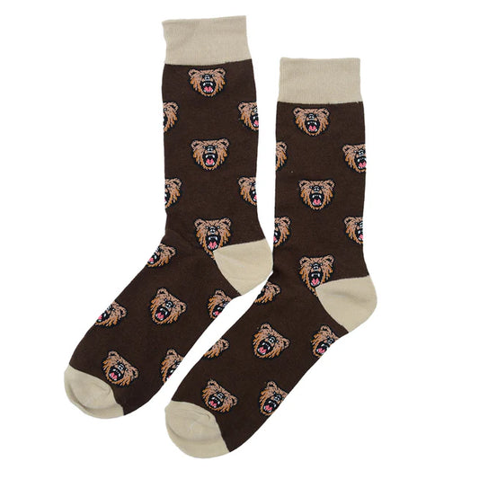 🐻 Calcetines "Oso Grizzly"🌲