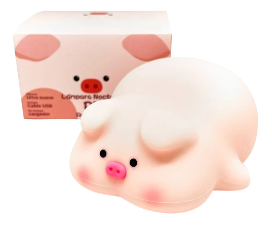 Lampara Led Infantil - Cerdito