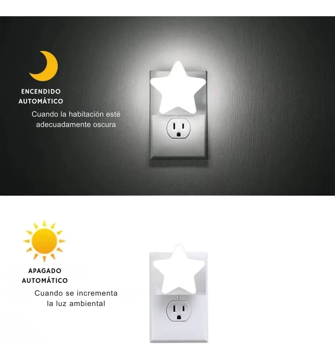 Espanta Cuco Estrella Led
