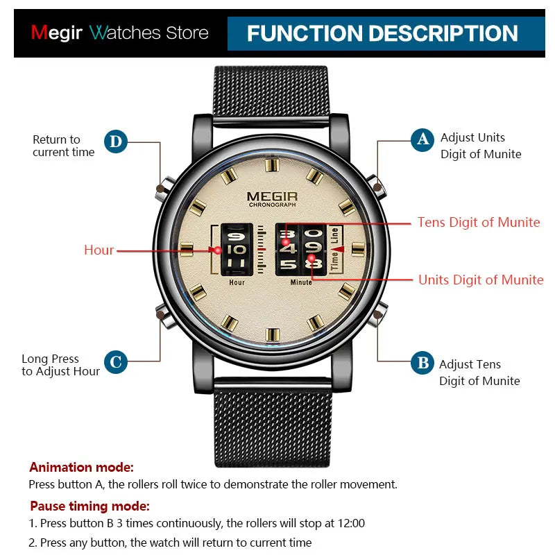 Reloj MEGIR 2020 para Hombre