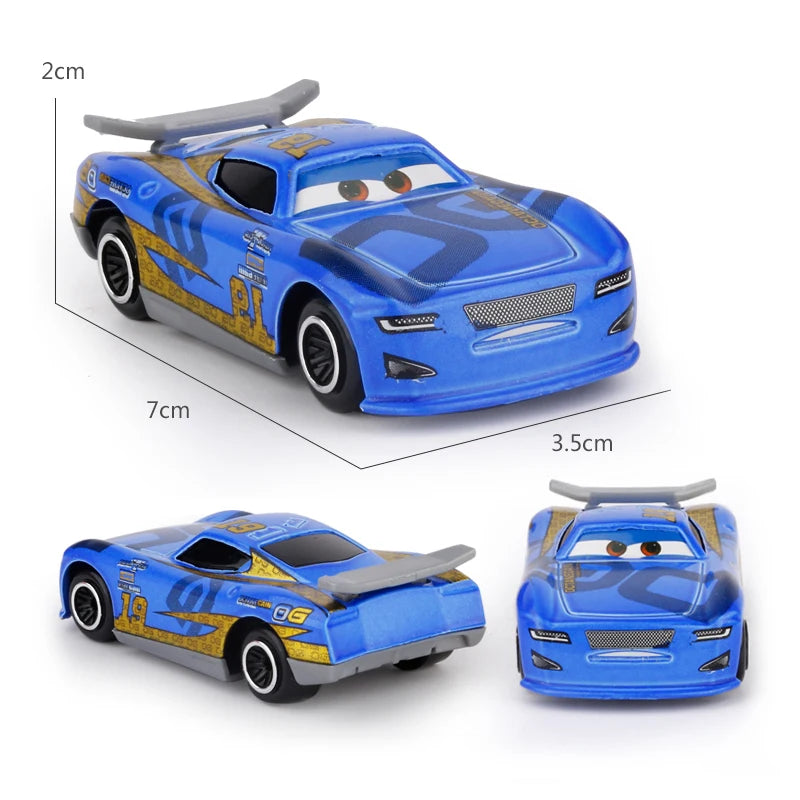 Set 7 Autos Metal Cars Disney – McQueen, Jackson Storm y Mack 1:55