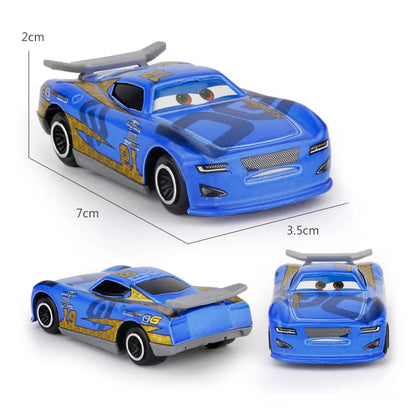 Set 7 Autos Metal Cars Disney – McQueen, Jackson Storm y Mack 1:55
