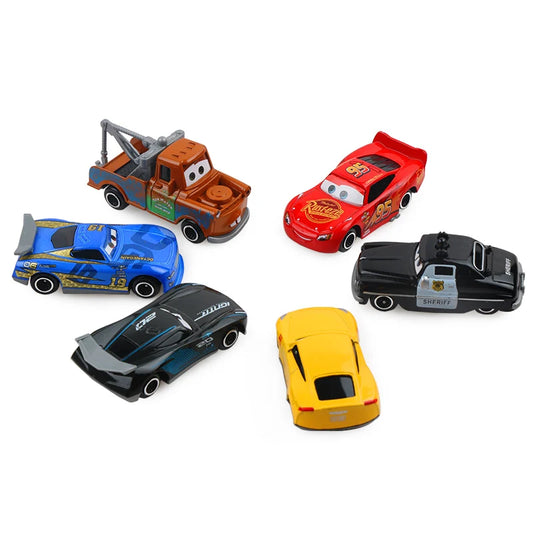 Set 7 Autos Metal Cars Disney – McQueen, Jackson Storm y Mack 1:55