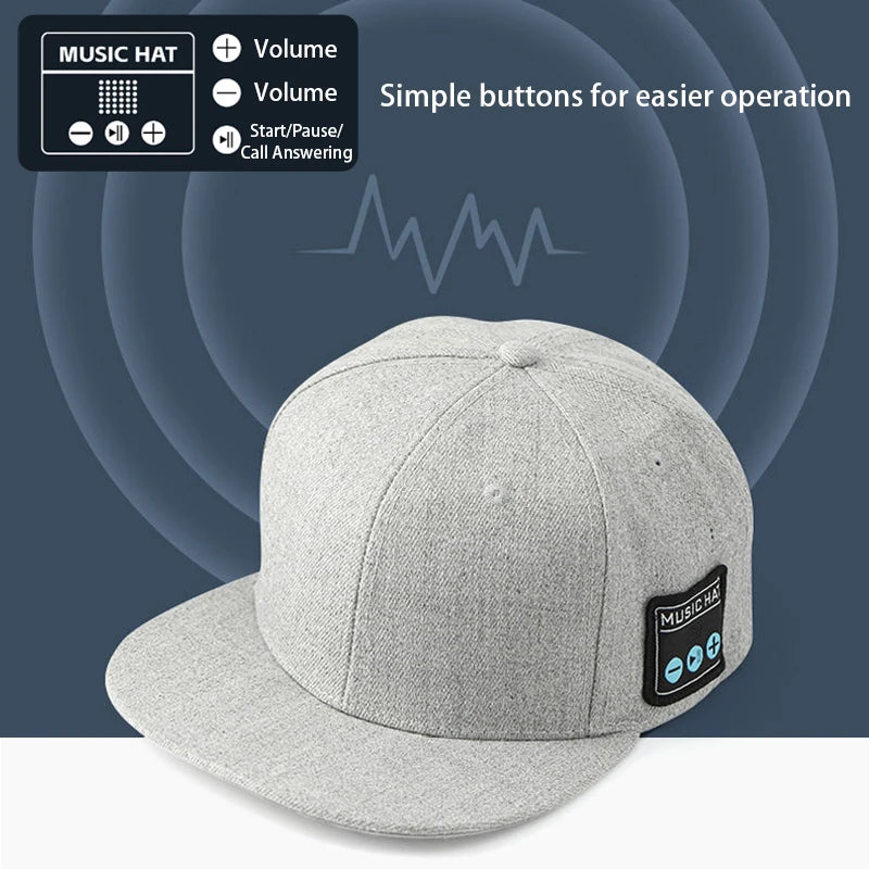 Gorro Deportivo Bluetooth con Altavoces y Micrófono Manos Libre