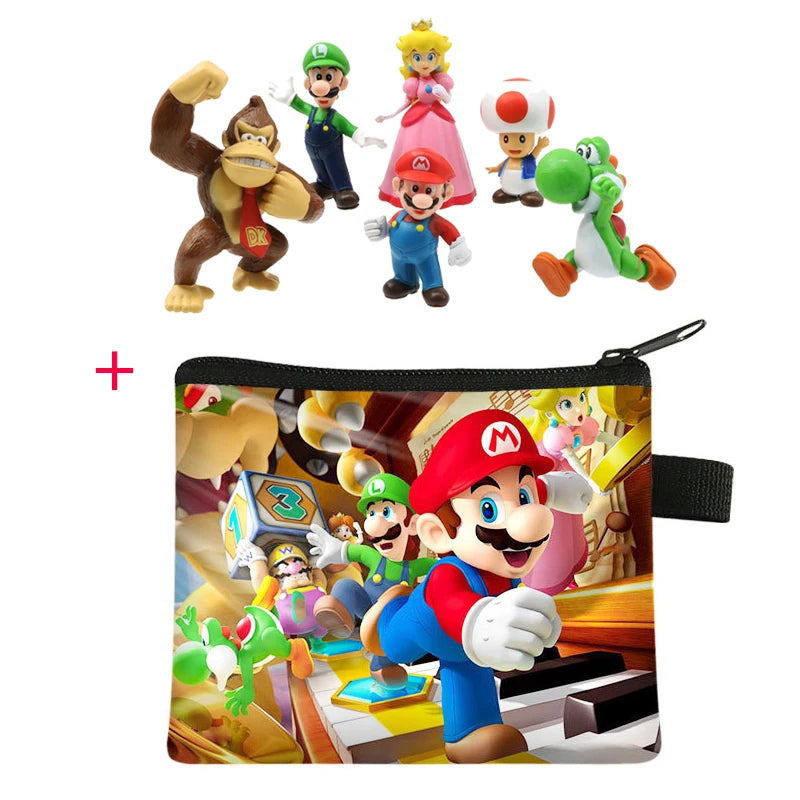 Set de Figuras Super Mario – 6 Personajes en PVC | Juguete Coleccionable para Niños