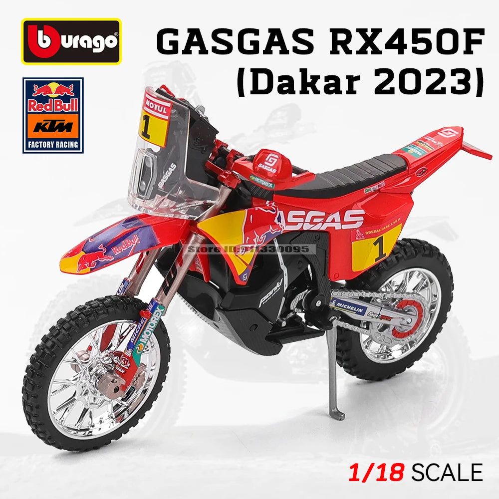 Moto de Colección 1:18 de Aleación – KTM, Yamaha, Ducati