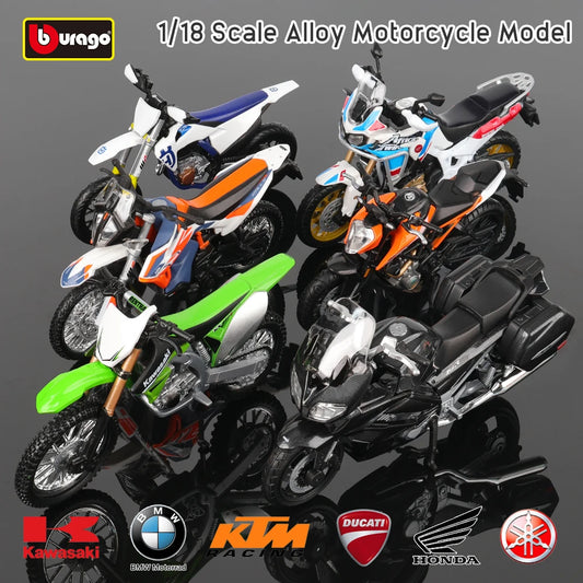 Moto de Colección 1:18 de Aleación – KTM, Yamaha, Ducati