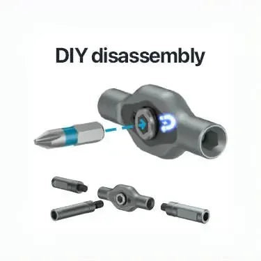 Kit de destornilladores magnético 30 en 1