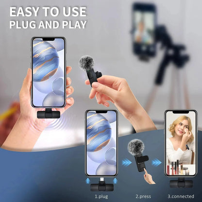 Micrófono Lavalier Inalámbrico – para iPhone y Android