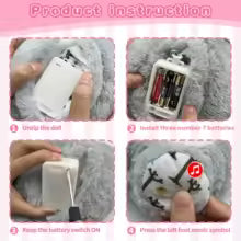 Peluche Koala con Respiración y Música