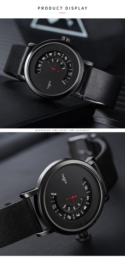 Reloj de cuarzo casual para hombre,
