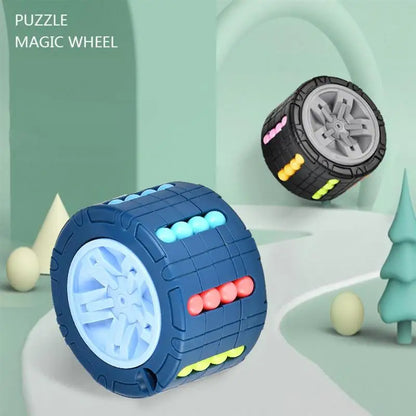 Cubo Giratorio 3D Antiestrés – Rompecabezas Educativo Montessori para Niños