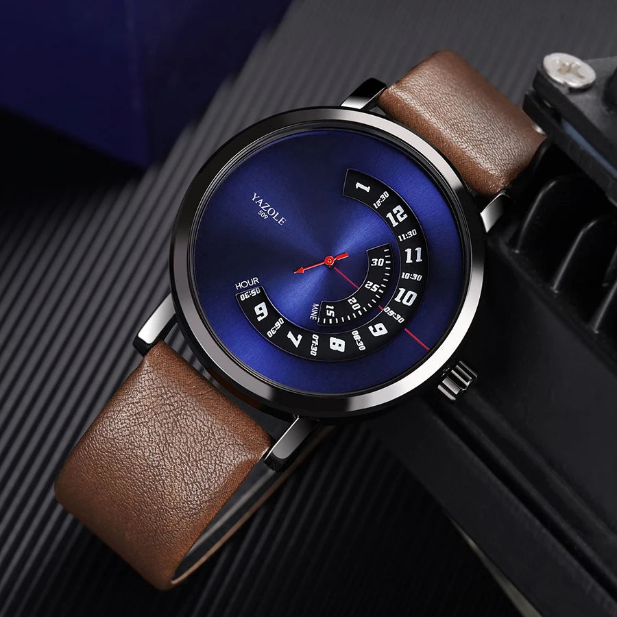 Reloj de cuarzo casual para hombre,