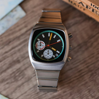 Reloj Deportivo Hombre CILOA – Diseño Wormhole, Esfera Grande