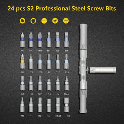 Kit de destornilladores magnético 30 en 1