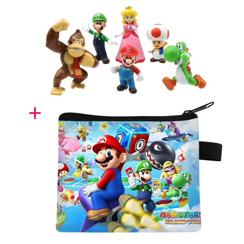Set de Figuras Super Mario – 6 Personajes en PVC | Juguete Coleccionable para Niños
