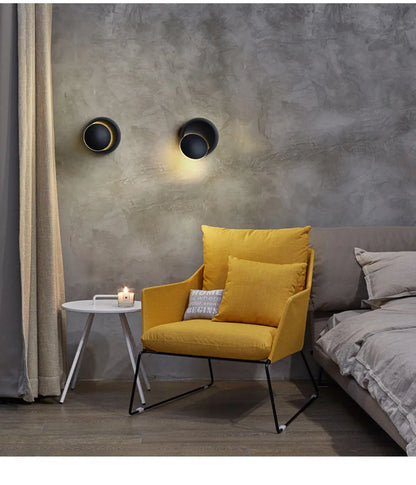 Aplique LED de Pared 5W – Luz Moderna Giratoria 350°