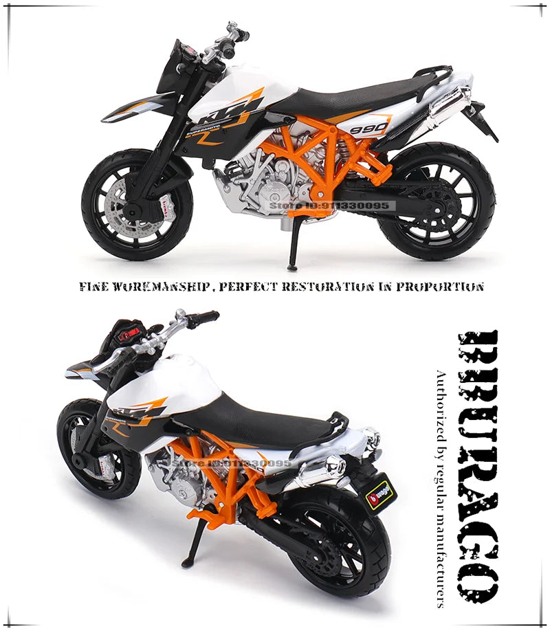 Moto de Colección 1:18 de Aleación – KTM, Yamaha, Ducati