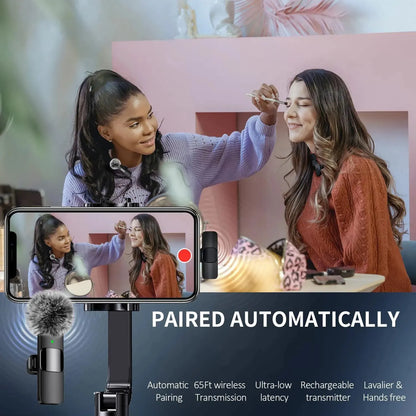 Micrófono Lavalier Inalámbrico – para iPhone y Android