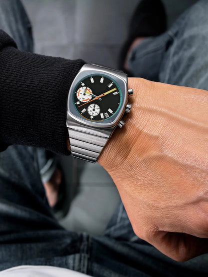 Reloj Deportivo Hombre CILOA – Diseño Wormhole, Esfera Grande