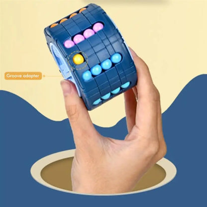 Cubo Giratorio 3D Antiestrés – Rompecabezas Educativo Montessori para Niños