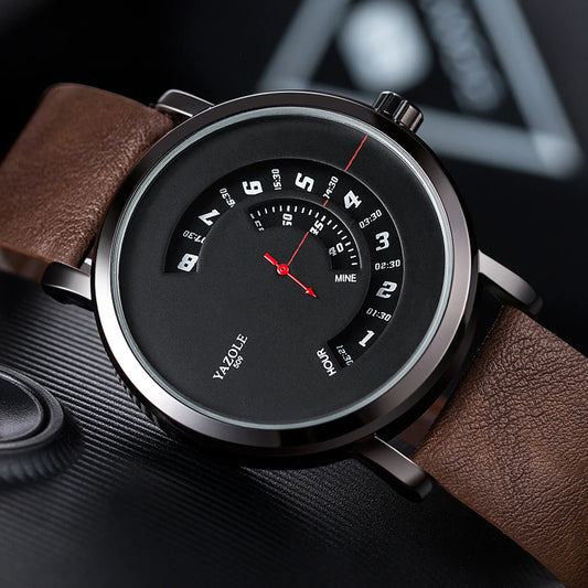 Reloj de cuarzo casual para hombre,