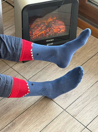 🦈 Calcetines "Tiburón Azul"🌊