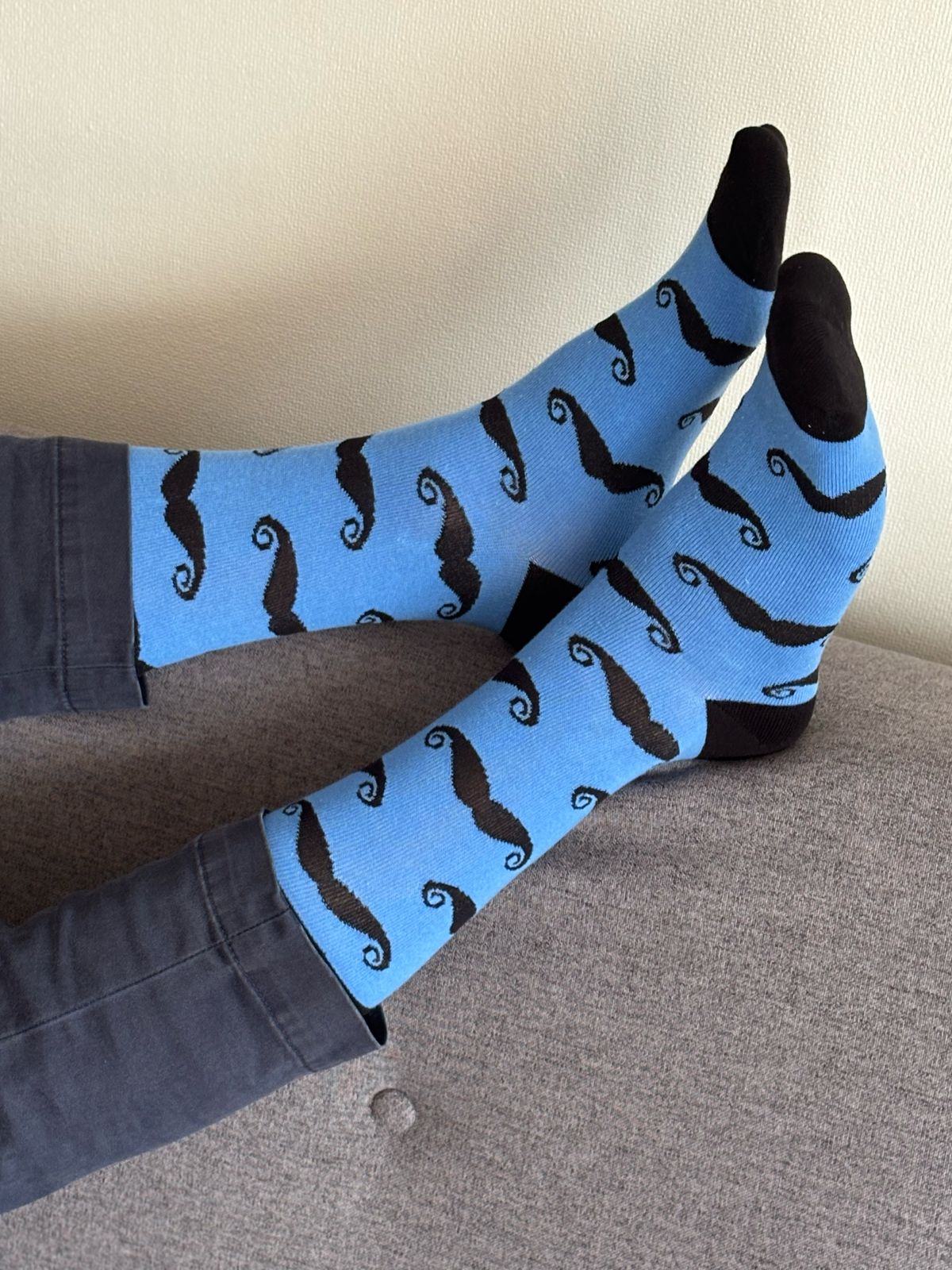 👨‍🦰 Calcetines "Bigotes Moustache" 🎩