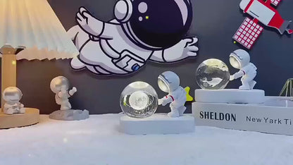 Lampara De Cristal Vía Láctea con Astronauta